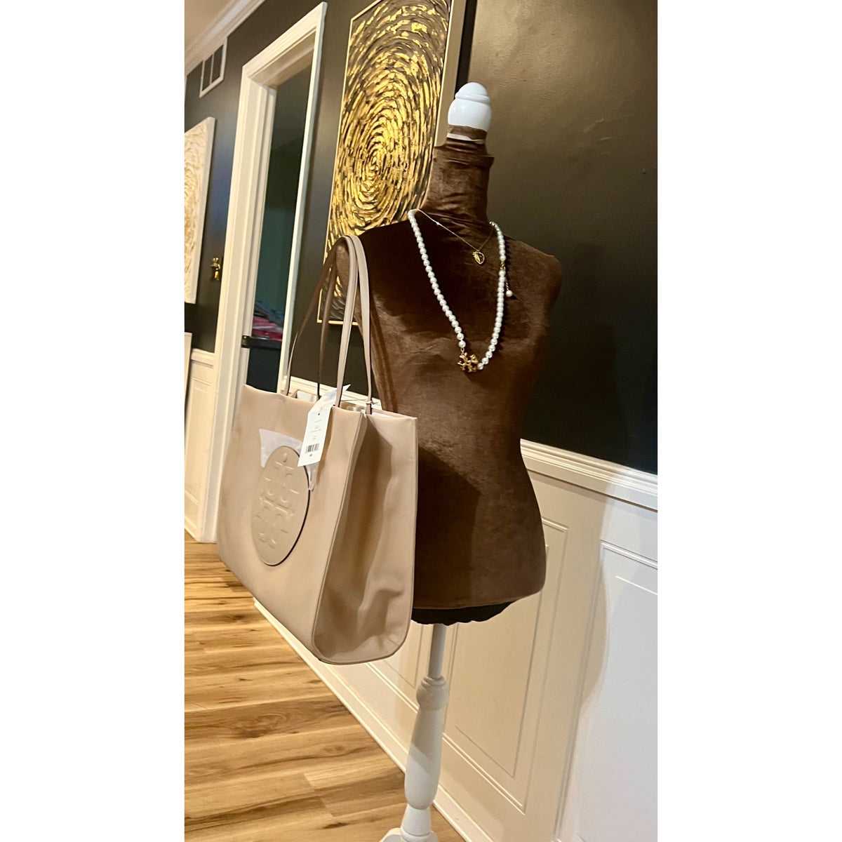 NEW!!! Beautiful Tory Burch Medium Ella Tote in Rose Silk 712TB133P