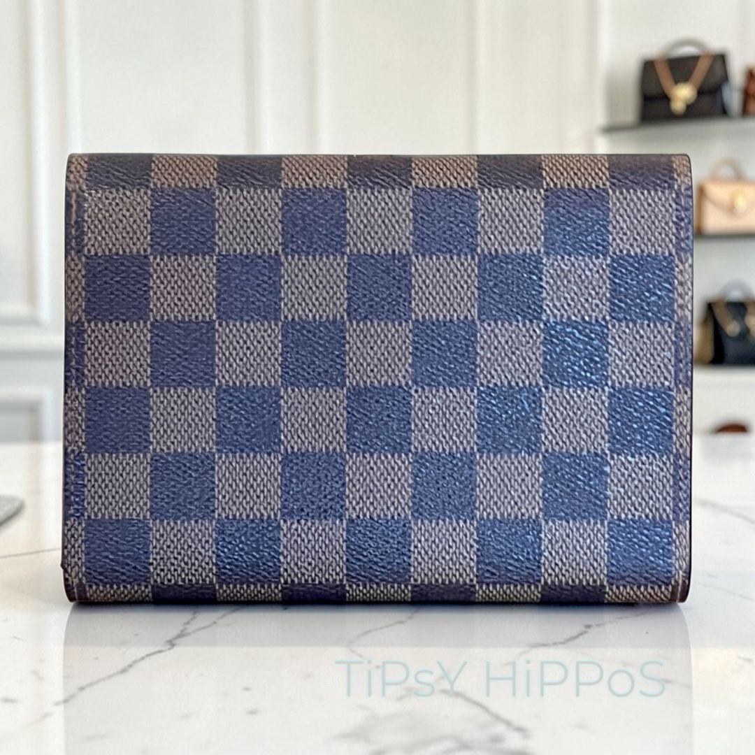 LOUIS VUITTON Tresor Etui Papier Trifold Wallet Damier Leather