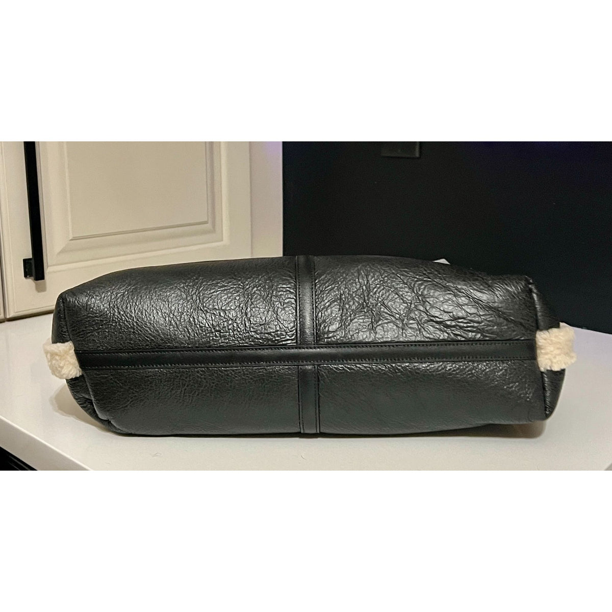 Authentic Coach Brooklyn 39 in black and shepherd handbag