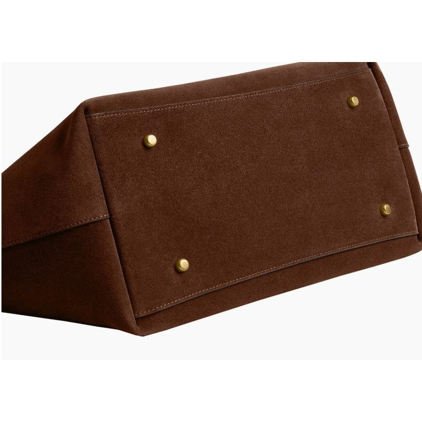 STUNNING! AUTHENTIC COACH GRAMERCY HANDBAG IN WARM BROWN SUEDE