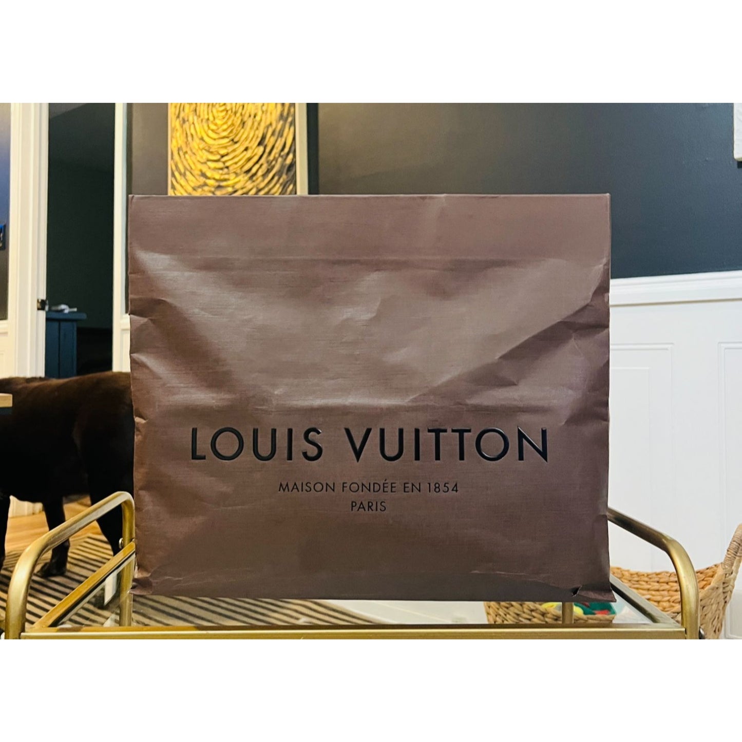 Louis Vuitton Monogram Montorgueil PM Shoulder Bag with LV Shopping Bag