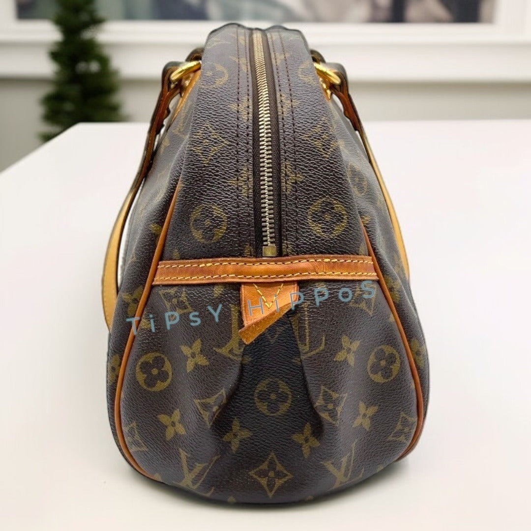 Louis Vuitton Monogram Montorgueil PM Shoulder Bag with LV Shopping Bag