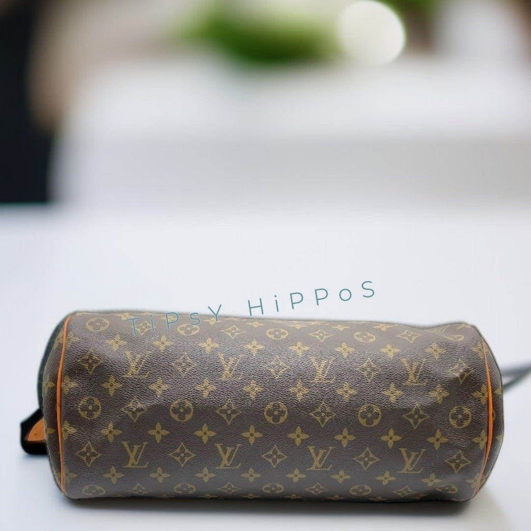 Louis Vuitton Monogram Montorgueil PM Shoulder Bag with LV Shopping Bag