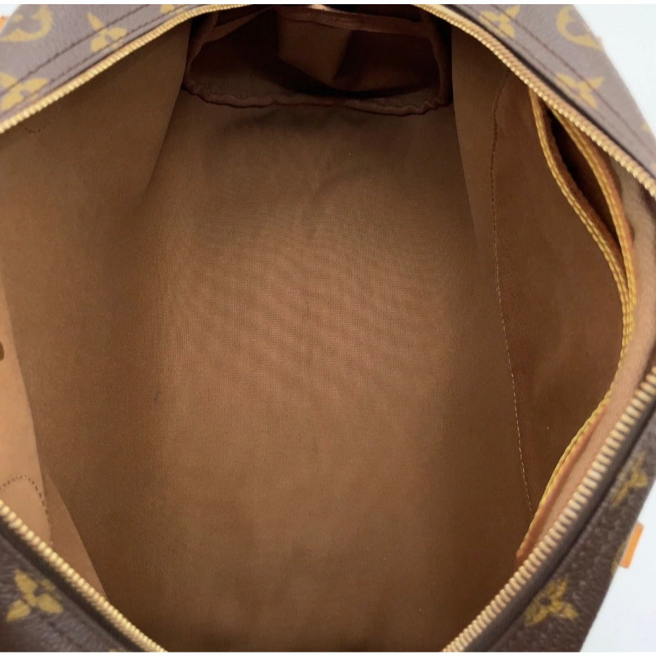 Louis Vuitton Monogram Montorgueil PM Shoulder Bag with LV Shopping Bag