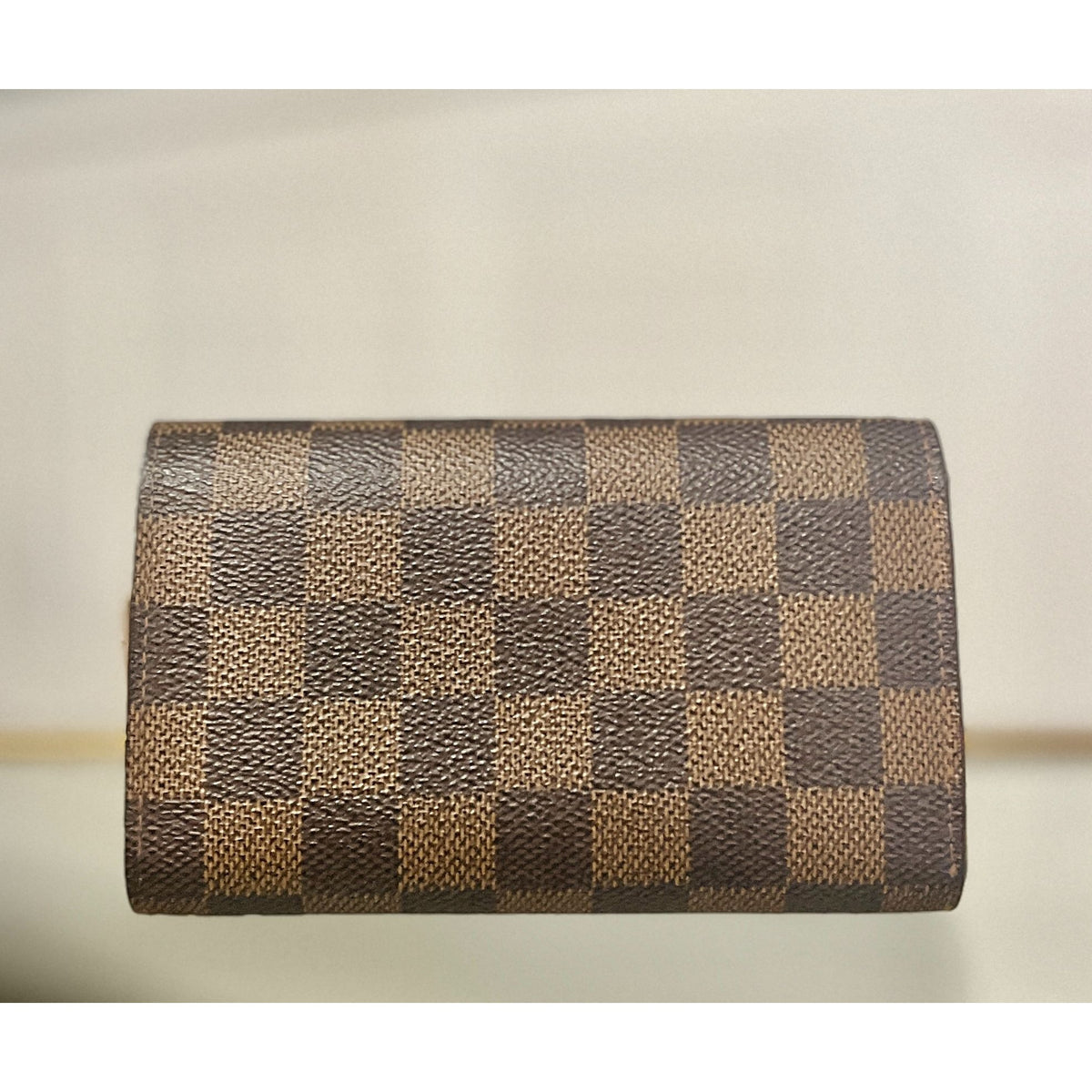 Louis Vuitton Damier Ebene Compact Wallet - Vintage Canvas Bifold