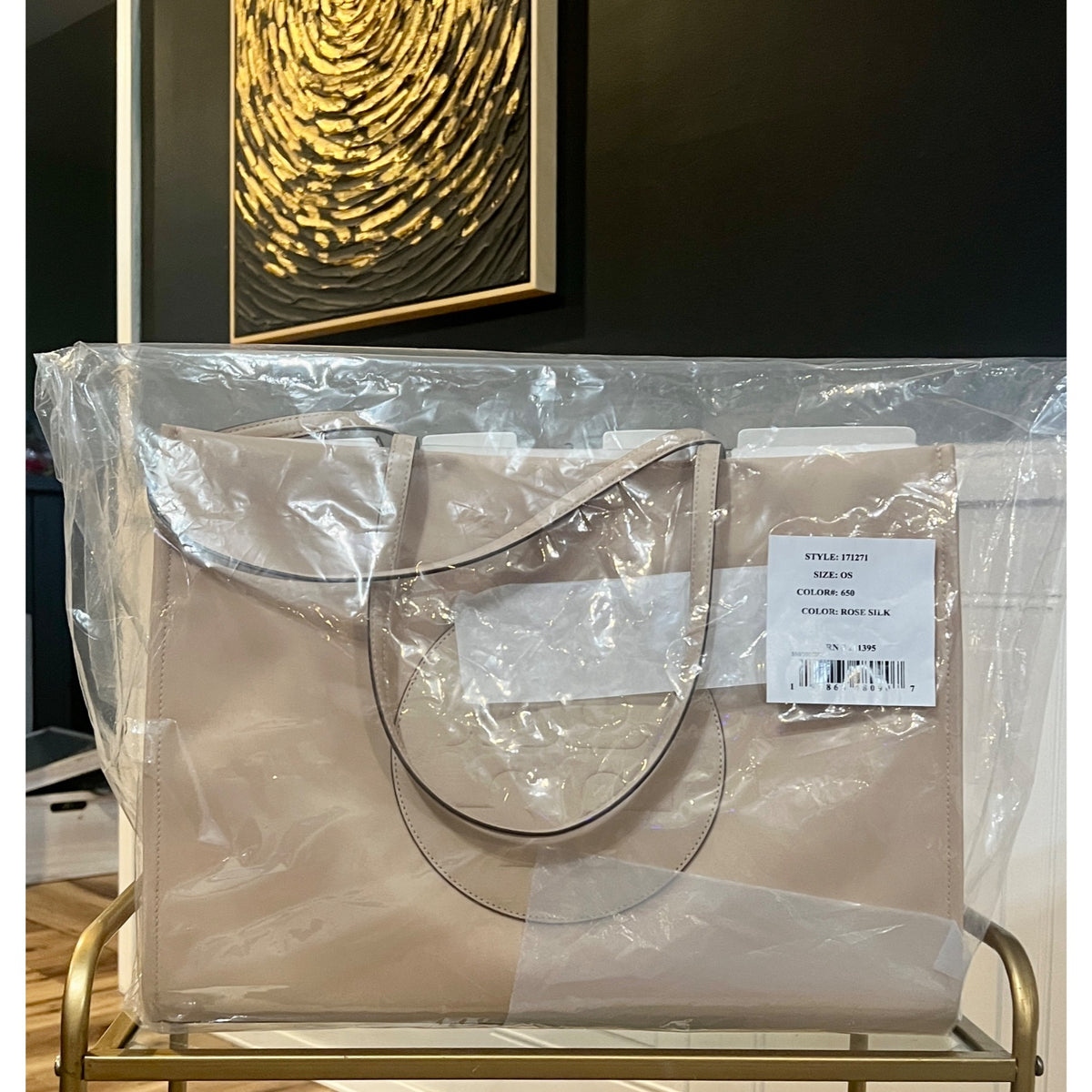 NEW!!!  Beautiful Tory Burch Medium Ella Tote in Rose Silk    712TB133P