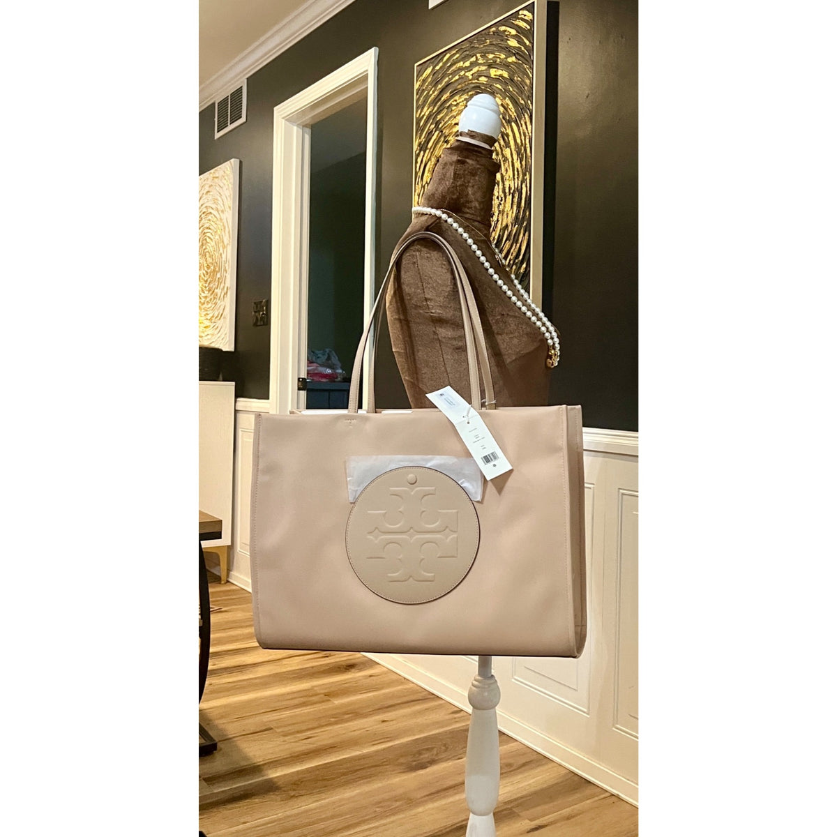 NEW!!!  Beautiful Tory Burch Medium Ella Tote in Rose Silk    712TB133P