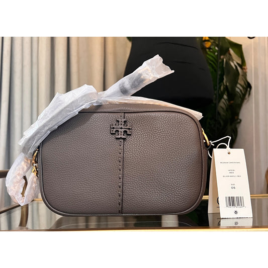 Tory Burch Taupe McGraw Camera Bag