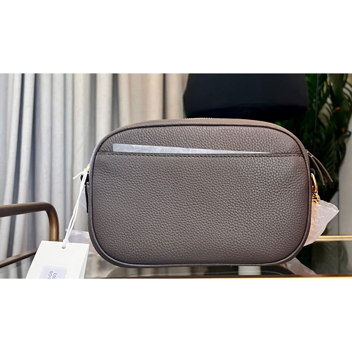 Tory Burch Taupe McGraw Camera Bag