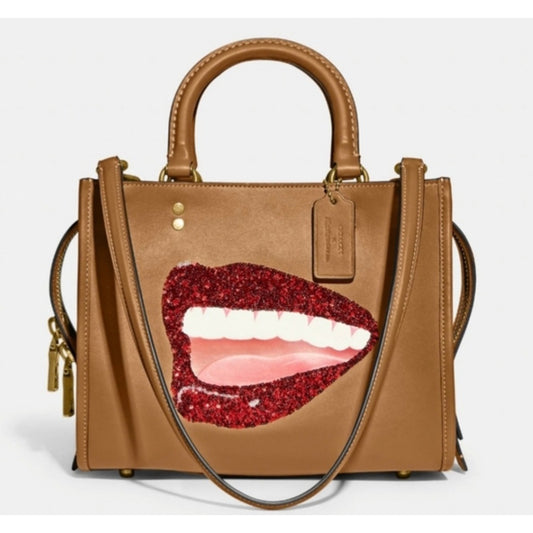 AUTHENTICATED!! Coach X Tom Wesselmann Rogue Bag 25 HANDBAG