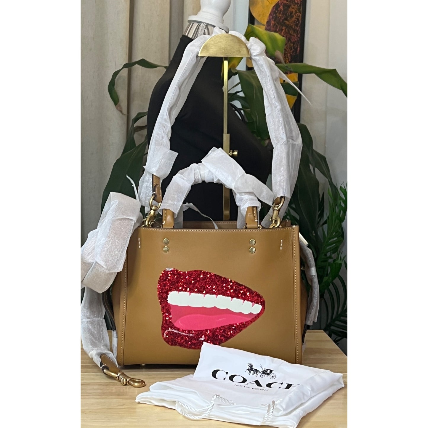 AUTHENTICATED!! Coach X Tom Wesselmann Rogue Bag 25 HANDBAG