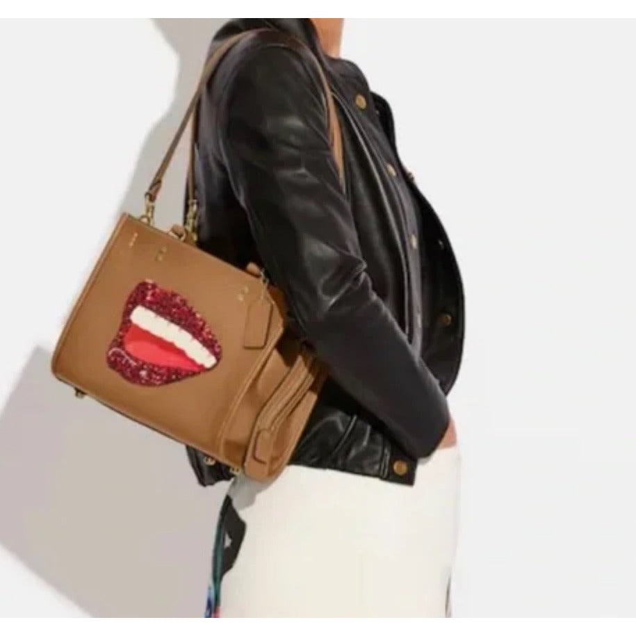 AUTHENTICATED!! Coach X Tom Wesselmann Rogue Bag 25 HANDBAG