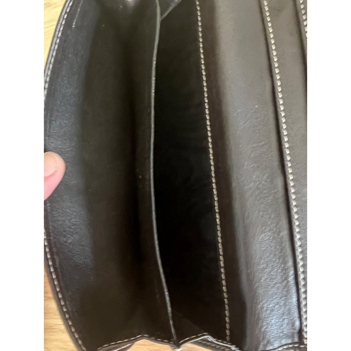Gucci Brown GG Canvas & Leather Heart Clasp Wallet For Women