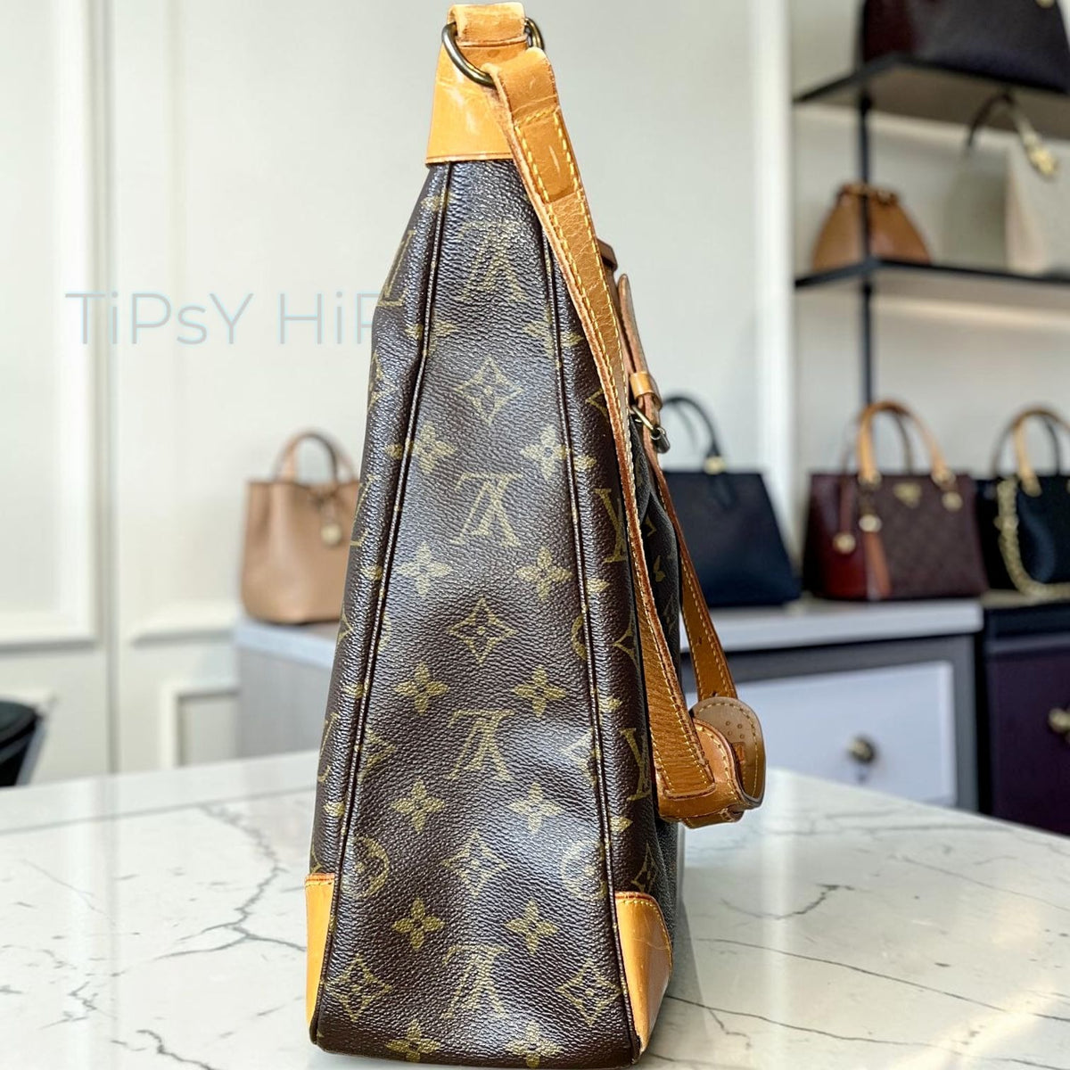AUTHENTICATED!  LOUIS VUITTON Boulogne 35 Shoulder Bag Monogram