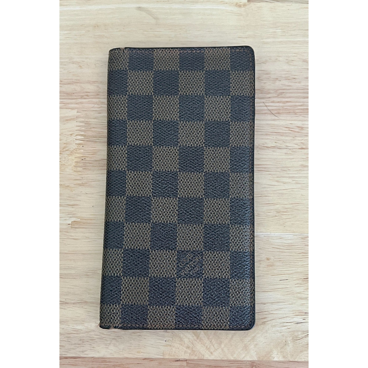 Louis Vuitton Damier Ebene Canvas Long Wallet