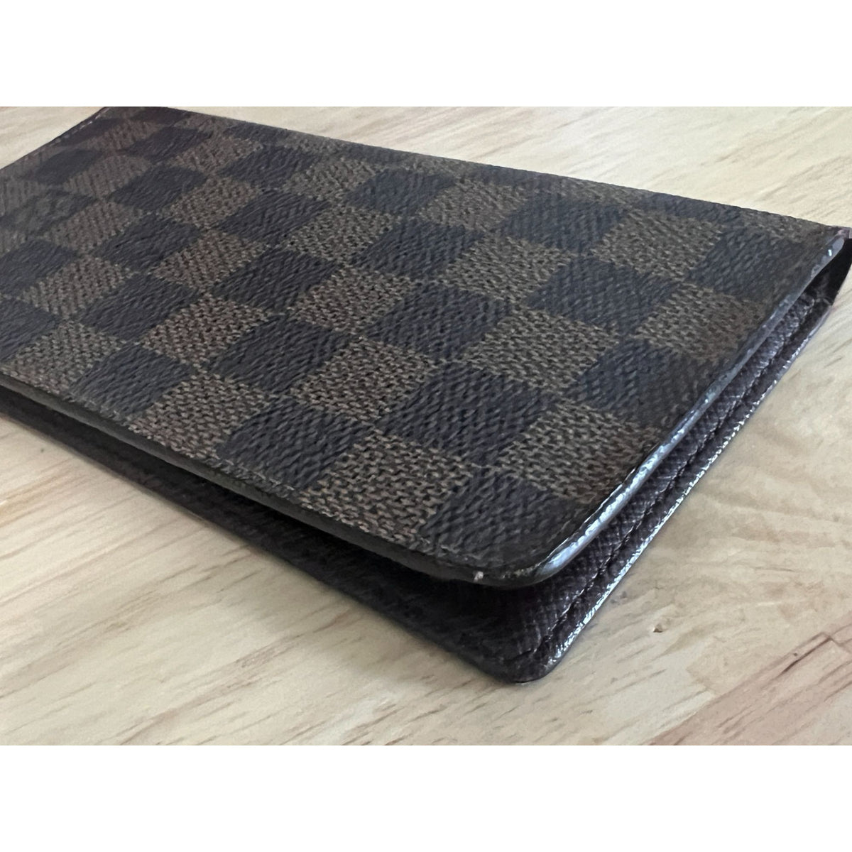 Louis Vuitton Damier Ebene Canvas Long Wallet
