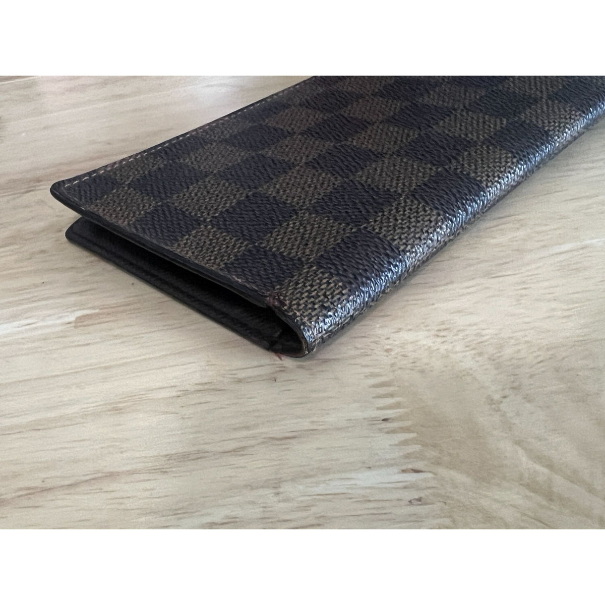 Louis Vuitton Damier Ebene Canvas Long Wallet