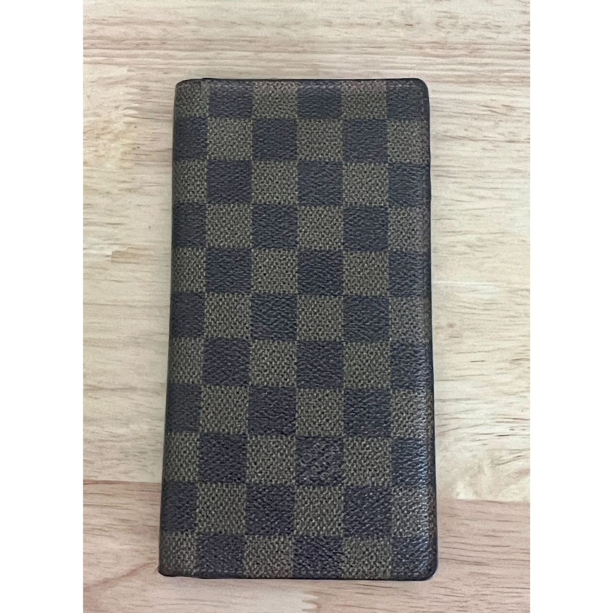 Louis Vuitton Damier Ebene Canvas Long Wallet