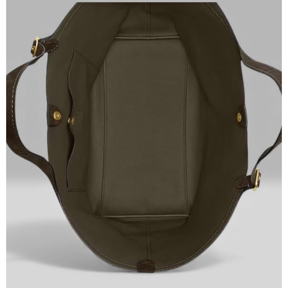 NEW!!   AUTHENTIC COACH Gramercy Tote Bag IN OLIVE GREEN SUEDE AND BRASS