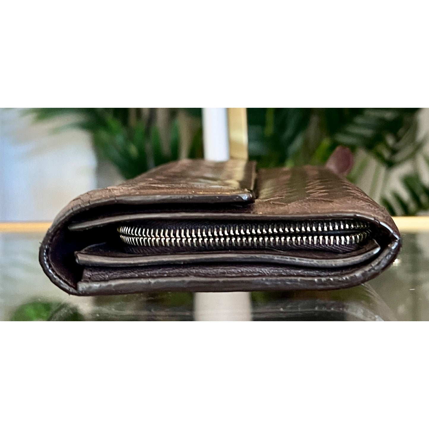 Vintage Bottega Veneta Intrecciato Brown Leather Wallet
