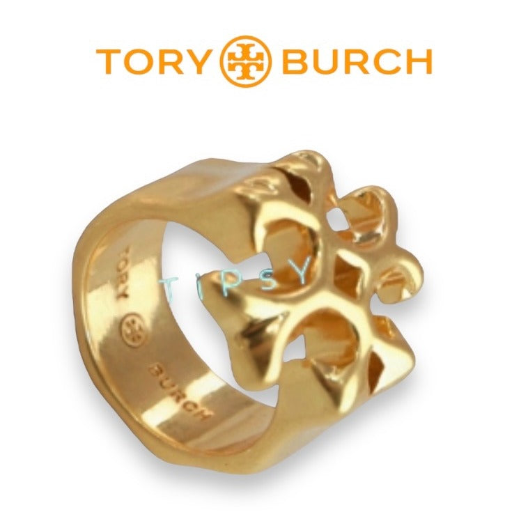 SIZE 6 - Tory Burch Roxanne Gold Ring