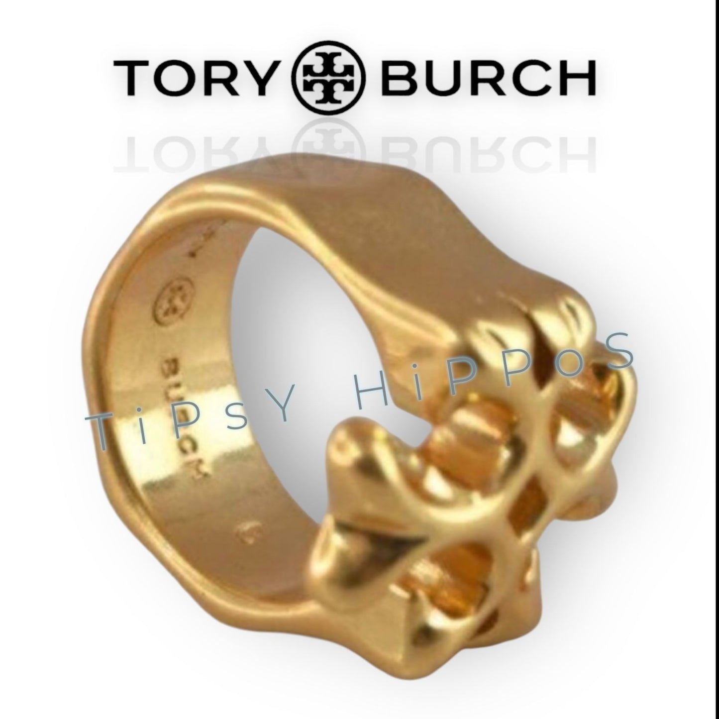 SIZE 6 - Tory Burch Roxanne Gold Ring