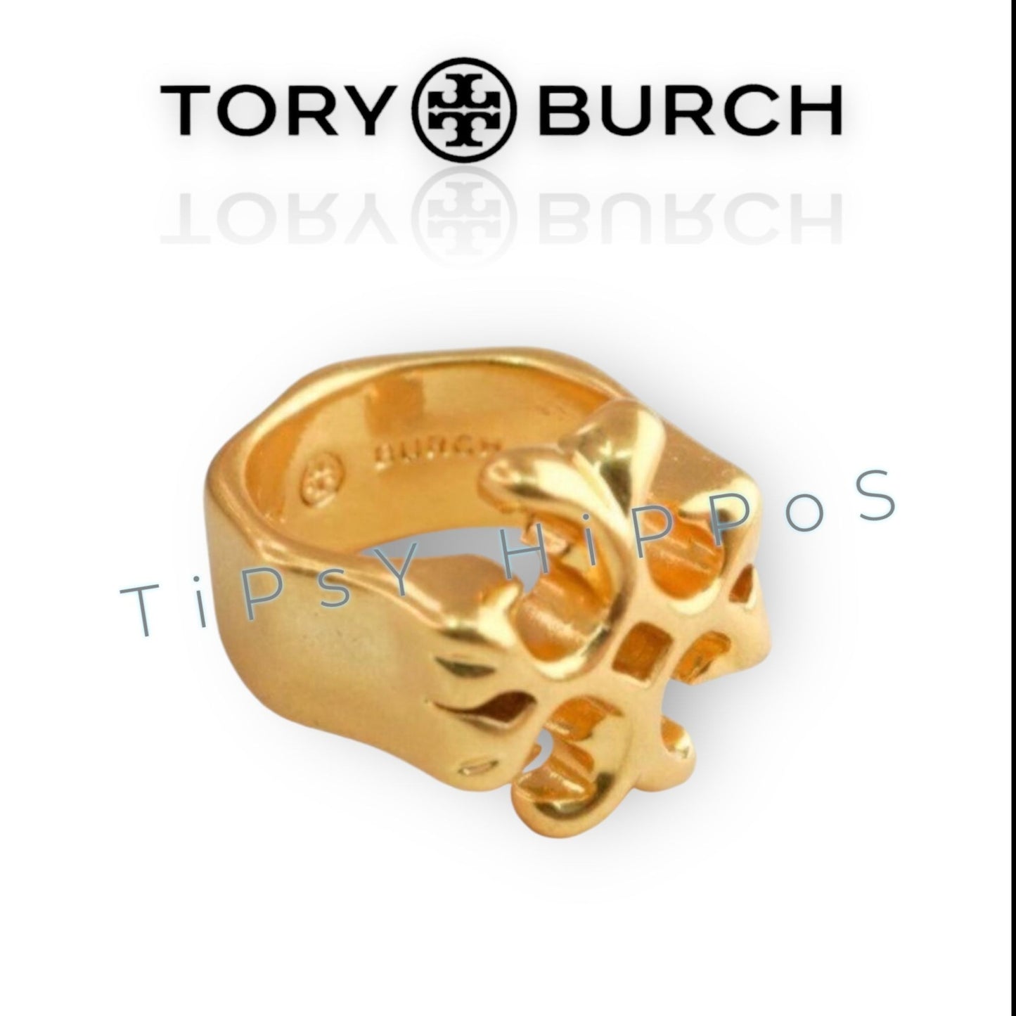 SIZE 6 - Tory Burch Roxanne Gold Ring