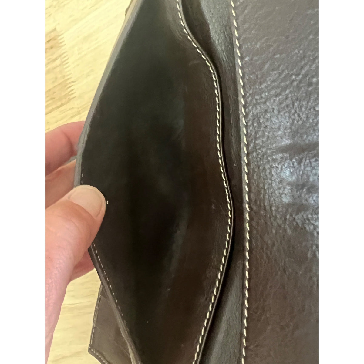 Gucci Brown GG Canvas & Leather Heart Clasp Wallet For Women