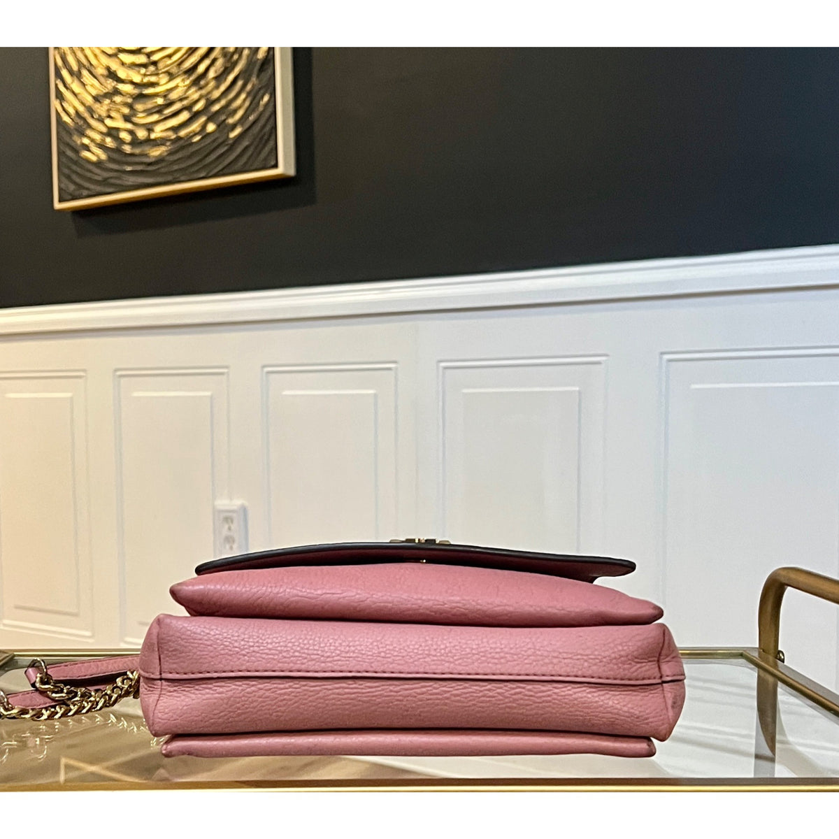 AUTHENTIC TORY BURCH PINK KIRA CONVERTIBLE SHOULDER BAG
