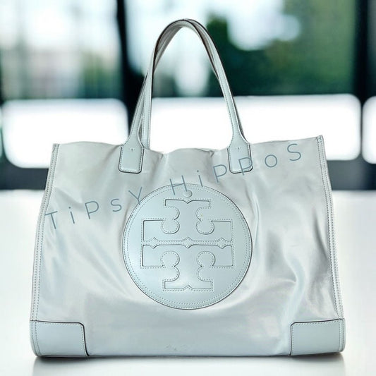 Powder Blue Tory Bruch Large Ella Tote!
