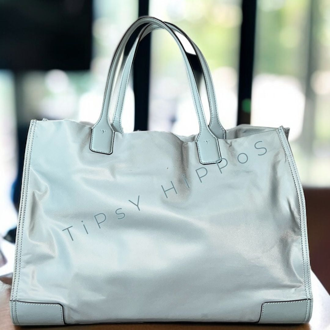 Powder Blue Tory Bruch Large Ella Tote!