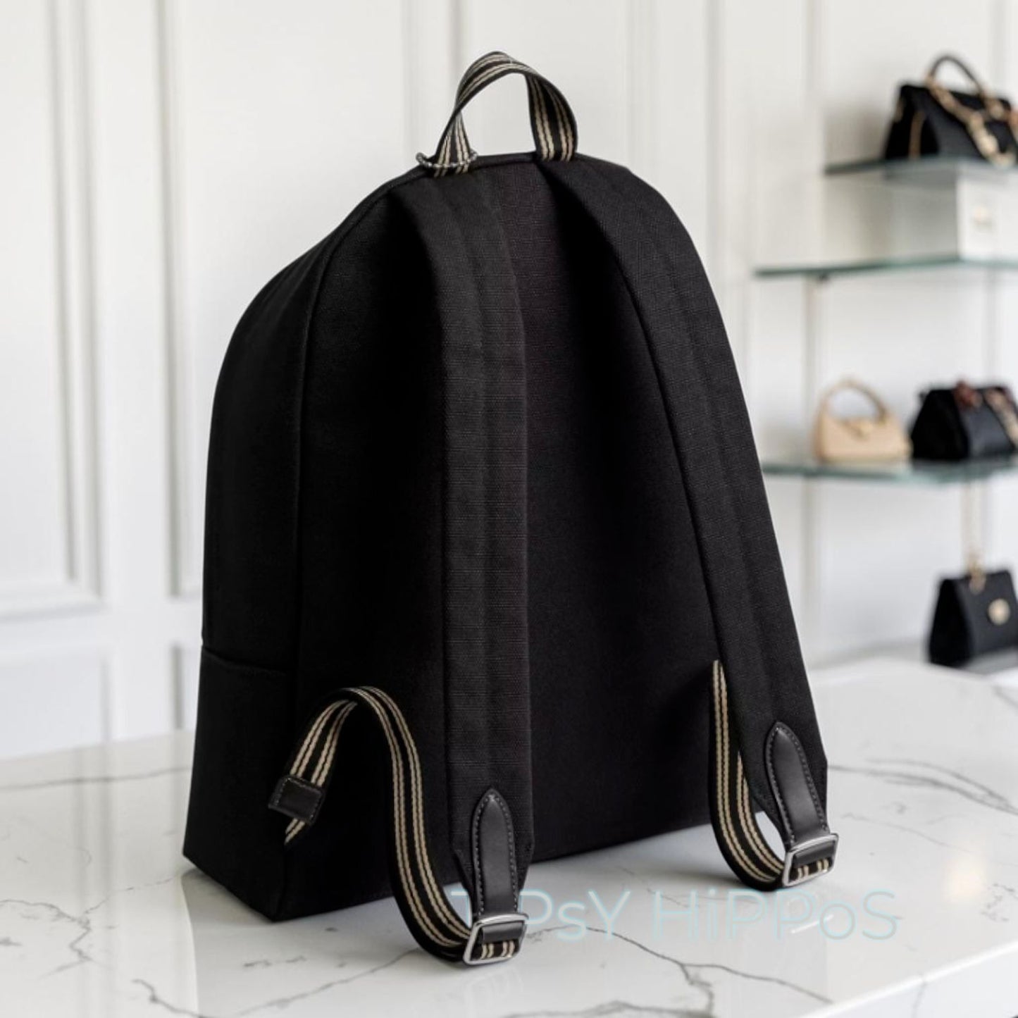 NEW WITH TAGS Coach Black Cargo Backpack/Book Bag