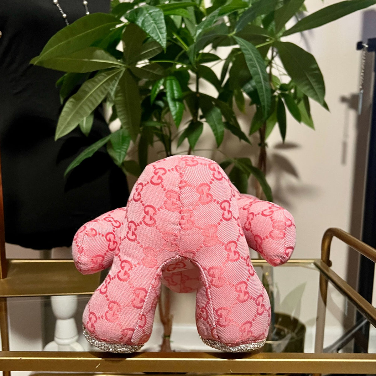 GUCCI Pattern Bunny Plush With Sparkling Ears - GREAT XMAS PRESENT!!